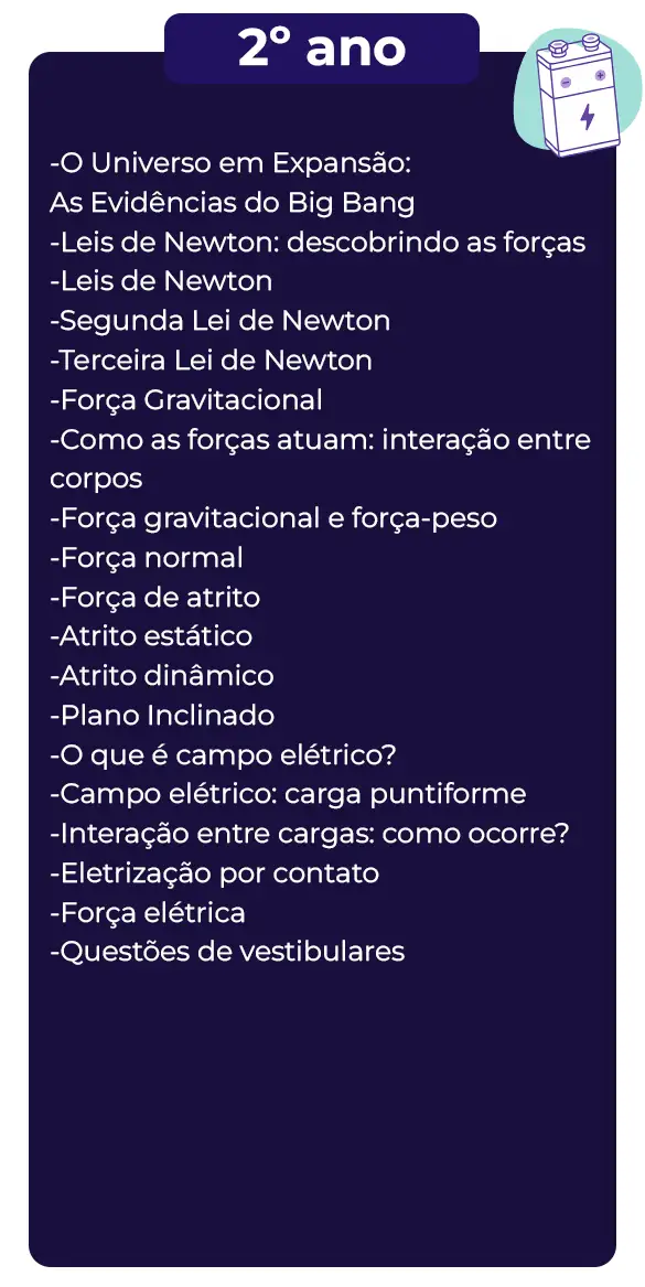 conteúdos fisica 2º ano